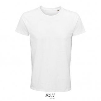 T Shirt Homme Publicitaire En Coton Biologique 150g CRUSADER MEN Blanc