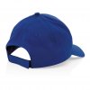 Casquette En Coton Recyclé 5 Pans 190g IMPACT Bleu Profil Casquette En Coton Recyclé 5 Pans 190g IMPACT Bleu Profil