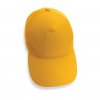 Casquette En Coton Recyclé 5 Pans 190g IMPACT Jaune Dessus Casquette En Coton Recyclé 5 Pans 190g IMPACT Jaune Dessus