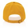 Casquette En Coton Recyclé 5 Pans 280g IMPACT Jaune Arrière