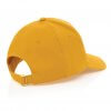 Casquette En Coton Recyclé 5 Pans 280g IMPACT Jaune Profil