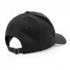 Casquette En Coton Recyclé 5 Pans 280g IMPACT Noir Profil