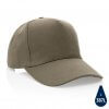 Casquette En Coton Recyclé 5 Pans 280g IMPACT Vert