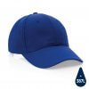 Casquette En Coton Recyclé 6 Pans 280g IMPACT Bleu Casquette En Coton Recyclé 6 Pans 280g IMPACT Bleu