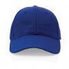 Casquette En Coton Recyclé 6 Pans 280g IMPACT Bleu Face Casquette En Coton Recyclé 6 Pans 280g IMPACT Bleu Face