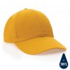 Casquette En Coton Recyclé 6 Pans 280g IMPACT Jaune Casquette En Coton Recyclé 6 Pans 280g IMPACT Jaune