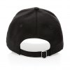 Casquette En Coton Recyclé 6 Pans 280g IMPACT Noir Arrière Casquette En Coton Recyclé 6 Pans 280g IMPACT Noir Arrière