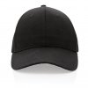 Casquette En Coton Recyclé 6 Pans 280g IMPACT Noir Face Casquette En Coton Recyclé 6 Pans 280g IMPACT Noir Face