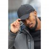 Casquette En Coton Recyclé 6 Pans 280g IMPACT Noir Sur Homme Casquette En Coton Recyclé 6 Pans 280g IMPACT Noir Sur Homme
