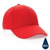 Casquette En Coton Recyclé 6 Pans 280g IMPACT Rouge Casquette En Coton Recyclé 6 Pans 280g IMPACT Rouge