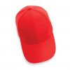 Casquette En Coton Recyclé 6 Pans 280g IMPACT Rouge Dessus Casquette En Coton Recyclé 6 Pans 280g IMPACT Rouge Dessus