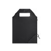 Sac Shopping Pliable En PET Recyclé 42x37cm BEIRA Noir Sac Shopping Pliable En PET Recyclé 42x37cm BEIRA Noir