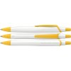 Stylo Bille En PET Recyclé RECO Blanc Jaune
