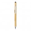 Stylet Stylo Multifonctions 5 En 1 En Bambou BAMSTIL Embouts Stylet Stylo Multifonctions 5 En 1 En Bambou BAMSTIL Embouts