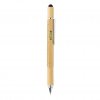 Stylet Stylo Multifonctions 5 En 1 En Bambou BAMSTIL Niveau Stylet Stylo Multifonctions 5 En 1 En Bambou BAMSTIL Niveau