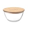 Bol à Salade En Verre Avec Couvercle Bambou SALABAM Logo