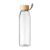 Bouteille En Verre Et Bambou 500ml FJORD WHITE Attache Transport