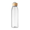Bouteille En Verre Et Bambou 500ml FJORD WHITE Boucle Support