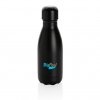 Bouteille Isotherme En Acier Inox 260ml Noire Logo