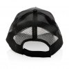 Casquette De Routier En Coton Recyclé 5 Pans 190g IMPACT Noire Arrière