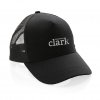 Casquette De Routier En Coton Recyclé 5 Pans 190g IMPACT Noire Logo