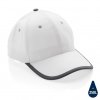 Casquette En Coton Recyclé 6 Pans 280g IMPACT Blanc