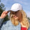Casquette En Coton Recyclé 6 Pans 280g IMPACT Blanc Modèle