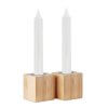 Duo De Bougies Et Supports Bambou PYRAMIDE
