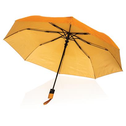 Mini Parapluie 21 Automatique En PET Recyclé Orange Sundial