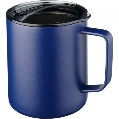 Mug Isotherme Double Paroi En Acier Inoxydable 420ml ROVER Bleu