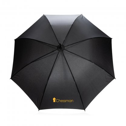 Parapluie Automatique 23 Pouces En PET Recyclé Noir Logo