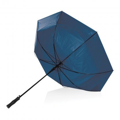 Parapluie Bi Couleur 27 Pouces En PET Recyclé Bleu Tempête