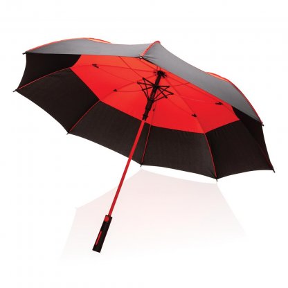 Parapluie Tempête 27 Pouces En PET Recyclé Rouge
