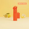 Set Couverts Réutilisables Bio Sourcé BINI Coloris Orange Sunset