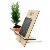 Support Téléphone En Bois Avec Plante TELOPANTE Avec Téléphone