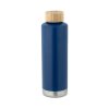 Bouteille Isotherme En Acier Inoxydable Avec Bouchon En Bambou 640ml NORRE BOTTLE Bleu