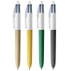 Stylo Bille 4 Couleurs Aspect Bois BIC 4 COLOURS WOOD STYLE