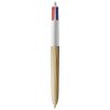 Stylo Bille 4 Couleurs Aspect Bois BIC 4 COLOURS WOOD STYLE Naturel