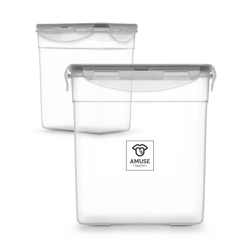 Boite plastique réutilisable Prestipack, emballage alimentaire