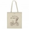 Sac Shopping En Coton Naturel Certifié 150g 36x40cm OEKO BAG Marquage 1 Couleur