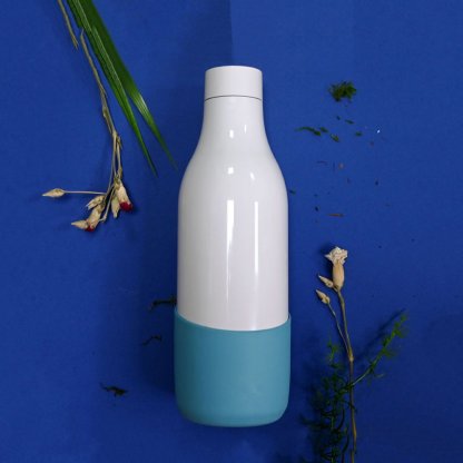 Bouteille Isotherme En Bioplastique Et SEBS Recyclé 500ml O'STRAL Turquoise 2
