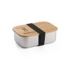 Boîte Repas En Acier Inoxydable Et Bambou 800ml SHINO Boite Logo Boîte Repas En Acier Inoxydable Et Bambou 800ml SHINO Boite Logo