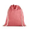 Sac A Dos Avec Poignée En Coton Recyclé 140g 37x41cm RISSANI Rouge