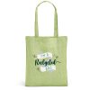 Sac Shopping En Coton Recyclé 140g 37.5x41.5cm RYNEK Vert Logo