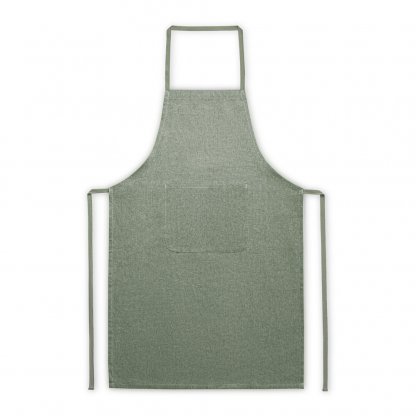 Tablier En Coton Recyclé 140g ZIMBRO Vert Ouvert