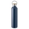 Bouteille Isotherme En Inox Et Bambou 1000ml HELSINKI LARGE Marine