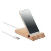 Chargeur Sans Fil Et Support De Téléphone En Bambou ODOS Téléphone Verticale Chargeur Sans Fil Et Support De Téléphone En Bambou ODOS Téléphone Verticale