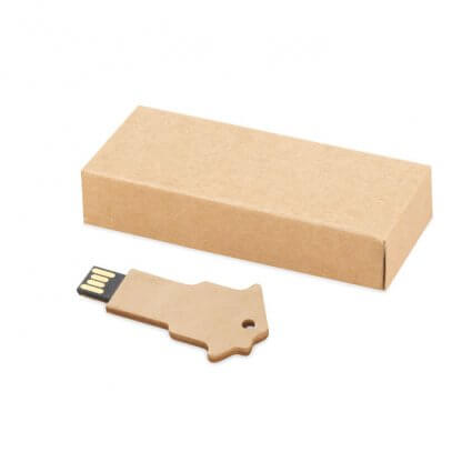 Clé USB En Forme De Maison En Papier MAISENCLE Boite