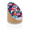 Enceinte Bluetooth Avec Chargeur Sans Fil En Bambou OVATE Personnalisation Enceinte Bluetooth Avec Chargeur Sans Fil En Bambou OVATE Personnalisation