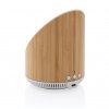 Enceinte Bluetooth Avec Chargeur Sans Fil En Bambou OVATE Vue De Dos Enceinte Bluetooth Avec Chargeur Sans Fil En Bambou OVATE Vue De Dos
